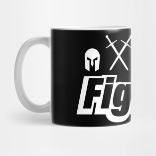 Fighter artistic fun design Mug